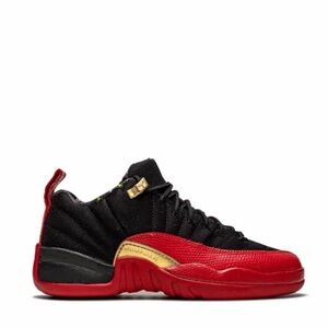 NEW Air Jordan 12 Retro Low SE Super Bowl Sneakers Size 13 Black Red and Gold